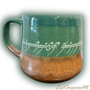 The Lord of The Rings Elven Script Glazed Mug